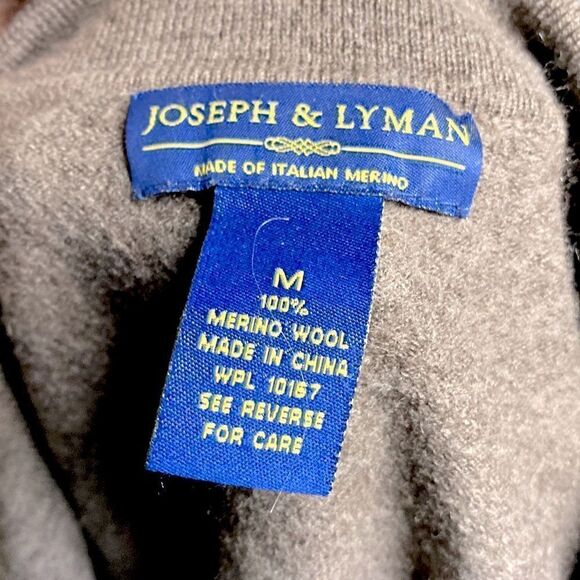𝅺🌷 Joseph & Lyman🌷 100% Italian Merino Wool Sweater - Picture 10 of 10